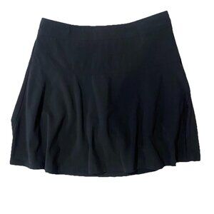 ATHLETA Everyday Skort 6 Black Skirt Built-in Shorts Pickleball Activewear